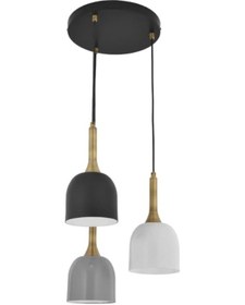 Resim Mylights Retro Rustik Vintage Modern Spor Üçlü Metal Sarkıt 