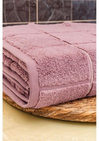 Resim Varol Kare Micro Cotton Banyo Havlusu 90x150cm Gül Kurusu-90x150cm Gülkurusu 