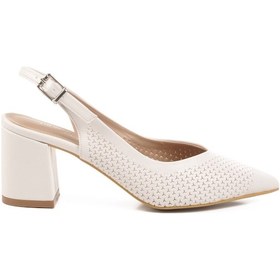 Resim Beyaz Kadın Abiye Ayakkabı Pc-54727 Z Beyaz 