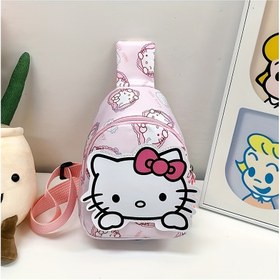 Resim Sanrio Hello Kitty Çapraz Çanta - Sevimli Karikatür Tasarım, Ayarlanabilir Askılı Hafif Sırt Çantası, Günlük Kullanım & Doğum Günü Hediyeleri için Pembe Polyester Göğüs Çantası, Günlük Kullanım İçin Çapraz Çanta | Büyüleyici Aksesuarlar | Polyester Yapı, Çanta 