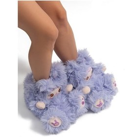 Resim Lingo Kadın Hayvanlı Panduf Mor 36/41 Mor 