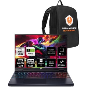 Resim Acer Predator Helios Neo 16 Intel Core I7 14650HX 40GB 256GB SSD RTX4060/8GB 140W 16" Fhd+ 180Hz Windows 11 Pro Taşınabilir Bilgisayar & Per4 Çanta NHQQVEY002P401 
