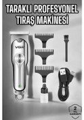 Resim Tıraş Makinesi Paslanmaz Çelik Taraklı Güçlü Motor 