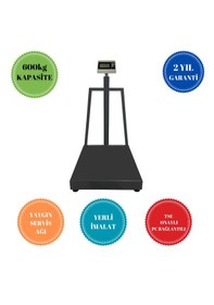 Resim T7 Lcd Onaylı- Pc Bağlantılı 80x90-600kg Baskül 