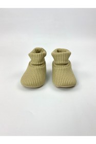 Resim bebekyol Örme Bebek Panduf Patik 