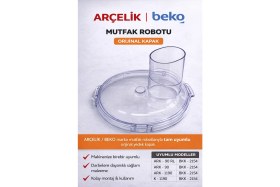 Resim Arçelik K 1190 Robolio Mutfak Robotu Orijinal Kapak 