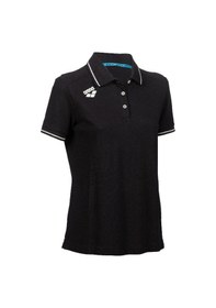 Resim Arena Team Solid Cotton Kadın Siyah Yüzücü T-shirt 004893500 Siyah 