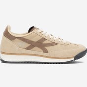 Resim Liger Kadın Denye Kumaş Günlük Spor Ayakkabı BEJ 