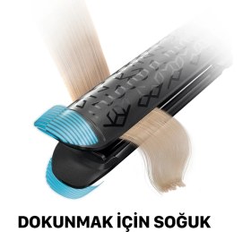 Resim Valera Swiss x Therformit Saç Düzleştirme ve Kıvırma Için Ayarlanabilir Isı Kontrolüne Sahip Profesyonel Saç Düzleştirici Siyah - Sarı 