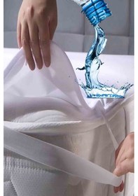 Resim Altın Karma Sıvı Geçirmez Micro Alez 150x200 Cm Beyaz 