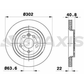 Resim BRAXIS ARKA FREN DISK AYNASI HAVALI S60 II (134) 1015 S80 II (124) 1016 V60 I (155, 157) 1015 V70 III 