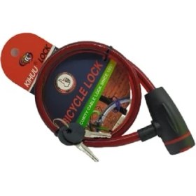 Resim Kıhuu Çelik Halatlı Bisiklet Kilidi 