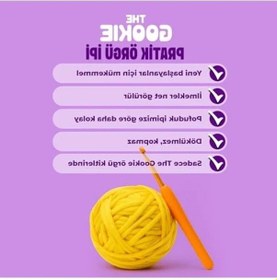 Resim Başlangıç Seviyesi Amigurumi Tavşan Örgü Seti, El Yapımı Oyuncak 1 