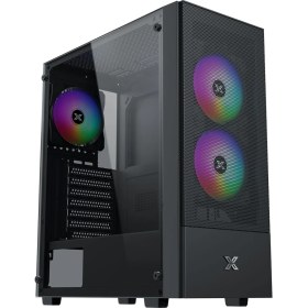 Resim Xigmatek EN41655 Hero Iı Aır 3f Mesh Temperli Camlı 3*12CM Sabit Rainbow Atx Mid-T Gaming Oyuncu Kas 