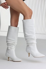 Resim LEYDİ SHOES MONA KÖRÜKLÜ ÇİZME 