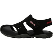 Resim Skechers Si̇de Wave Erkek Çocuk Siyah Sandalet 