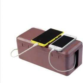 Resim Kahvee Multi-Priz Koruma Kutusu 