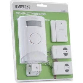 Resim Everest Eg-9830 Pır Kızılötesi Hareket Sensörlü Güvenlik Alarmı Uzaktan Kumandalı-179980 