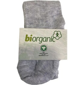 Resim Melonika Bibaby Biorganic Klasik Düz Gri Melanj Külotlu Çorap 68460 Gri Melanj Çok Renkli 
