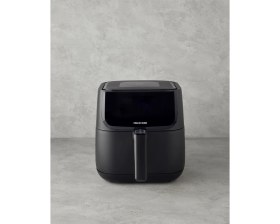 Resim Dijital Büyük Boy Siyah Elektrikli Air Fryer, Sağlıklı ve Pratik Pişirme Aracı 