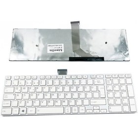 Resim Laptopshop Toshiba Uyumlu 6037B0084618 Beyaz Klavye Tuş Takımı (Çerçeveli) 