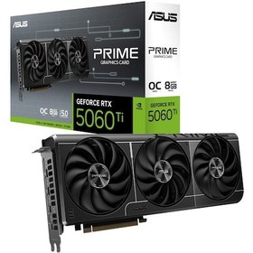 Resim Asus Prime Geforce Rtx 5060 Ti Oc 8gb Gddr7 128bit Hdmı/dp Ekran Kartı 
