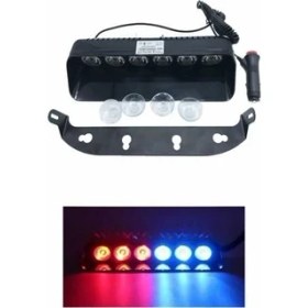 Resim Erka Otomotiv S6 Cam Içi Vantuzlu Çakar Kırmızı Mavi 