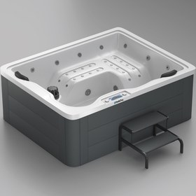 Resim Brook Mini SPA Havuzu - 170x215 / Beyaz / 4 Kişilik 