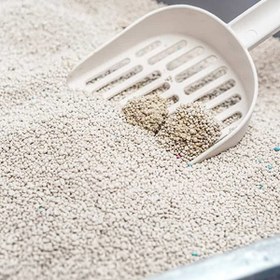 Resim Moderna Scoop-Sift V Kedi Kumu Küreği Gri 13.5x15.5x13 Cm 