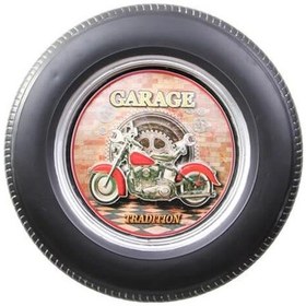 Resim Kenpazar Dekoratif Araba Tekerleği Motortemalı Led Işıklı Duvar Panosu 