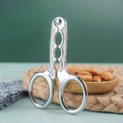 Resim 1 adet Paslanmaz Çelik Fındık Açacağı - Çok Fonksiyonlu Tohum Soyma ve Fındık Açacağı Mutfak Aracı 