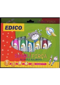 Resim Edico 6 Renk Sihirli Fırça su Bazlı 540106 N11.58 