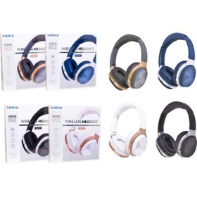 Resim Sunix BLT-20 Super Bass Kulak Üstü Bluetooth Kulaklık 