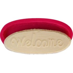 Resim Welcome Yazılı Pano Silikon Kalıp 