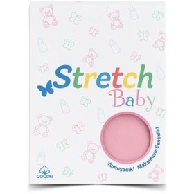 Resim Stretch Bebek Lastikli Çarşaf Pembe 