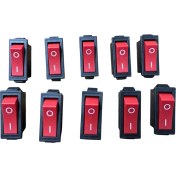 Resim Universal Kırmızı Işıksız 0-1 Düğme 05-KDM22 10 Adet Fiyatı 