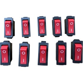 Resim Universal Kırmızı Işıksız 0-1 Düğme 05-KDM22 10 Adet Fiyatı 