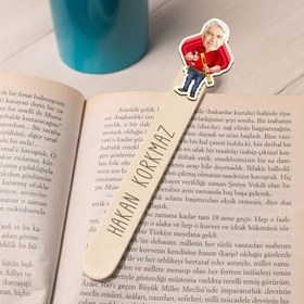 Resim Mimar Baba Karikatürlü Çubuk Kitap Ayracı 