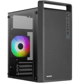 Resim AEROCOOL Ae-cs109g500 Cs-109 500w 1x120mm Frgb Usb 3.0 Micro Atx-mini Itx Siyah Boş Bilgisayar Kasası 