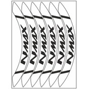 Resim Beyaz Geniş Yamaha Nmax Uyumlu Jant Şeridi 