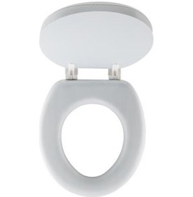 Resim Softy Comfort Lüks Süngerli Klozet Kapağı Beyaz 