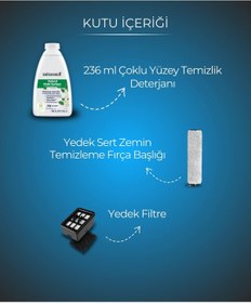 Resim Bissell Crosswave HF3 Cordless Pro Kablosuz Şarjlı Dikey Süpürge Makinesi 