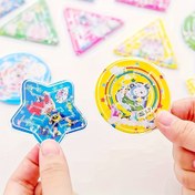 Resim 36 adet Renkli Plastik Labirent Oyuncakları ile Dengeli Kayan Toplar - Karikatür Desenleri, El-Göz Koordinasyonunu Geliştirir, Gençlerin Hediyesi, Doğum Günü ve Parti Hediyeleri için İdeal, Labirent Oyunu|Karikatür Teması|Dayanıklı Plastik, Labirent Oyunu 