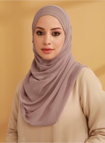 Resim TUVA İç Boneli Şifon Hazır Türban - Soft Lila - 