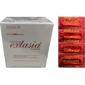 Resim Extasia Extasia Prezervatif & Kondom 1 Kutu (100 Adet) Gizli Gönderim 