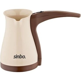 Resim Go İthalat Sinbo Scm-2928 Elektrikli Cezve Plastik Türk Kahve Makinesi Çelik Gizli Rezistans 