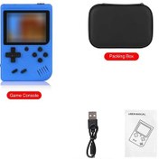 Resim Mini Retro Elde Kullanılır Oyun Konsolu Dahili 400 Fc Oyunlar Taşınabilir Blue 