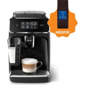 Resim Philips 2200 Serisi Ep2231/40 Tam Otomatik Kahve Makinesi (1 Kg Ipanema Çekirdek Kahve Hediyeli) 