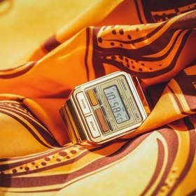 Resim Casio A120WEG-9ADF Kol Saati, Altın Sarısı, Standart 