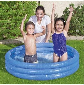 Resim Bestway 3 Bölmeli Şişme Havuz 122x25 Cm (51025) Çok Renkli 